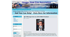 Desktop Screenshot of oregonelks.org